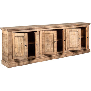 Mimi Long 6 Door Cabinet Natural-Olde Door Company-Blue Hand Home