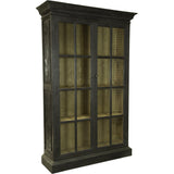 Ebony Library Cabinet Black-Olde Door Company-Blue Hand Home