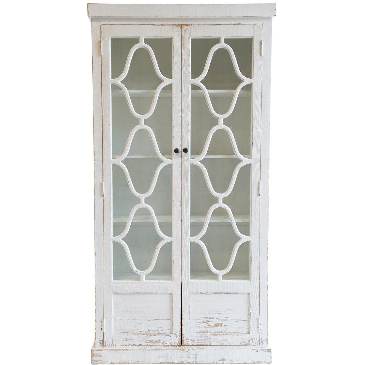 Maribelle Cabinet Antique White-Olde Door Company-Blue Hand Home