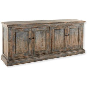 Mimi 4 Door Cabinet Antique Blue-Olde Door Company-Blue Hand Home