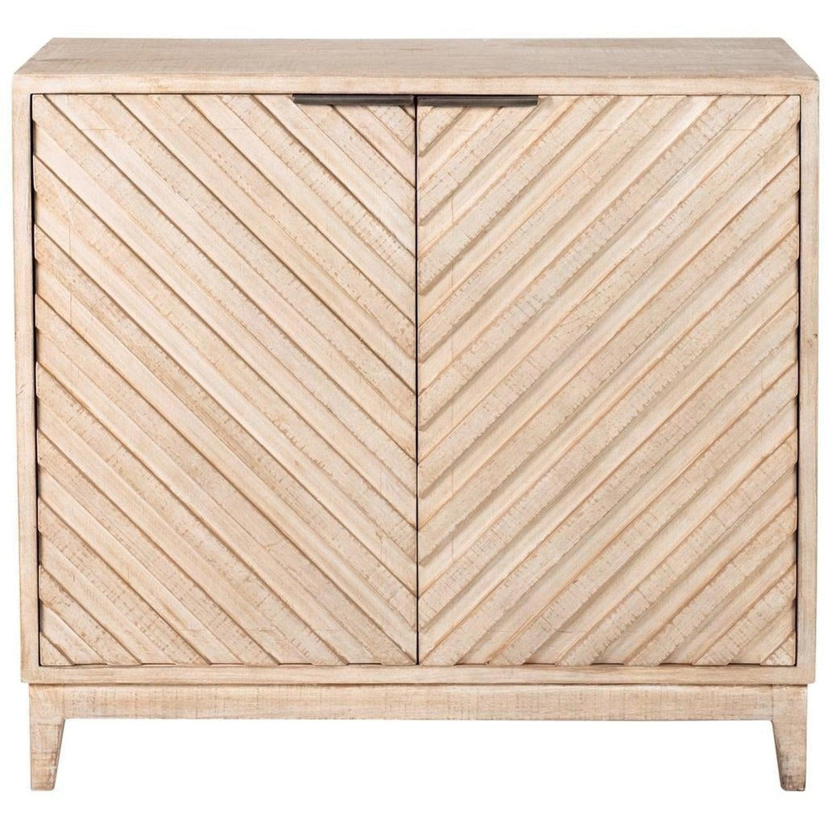 Aurora 2dr Cabinet White Washed-Olde Door Company-Blue Hand Home