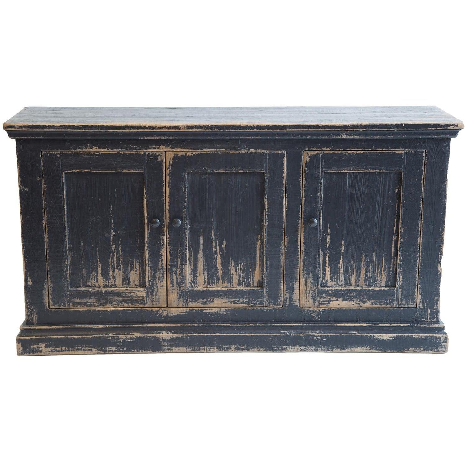 Mimi 3 Door Cabinet Antique Black-Olde Door Company-Blue Hand Home