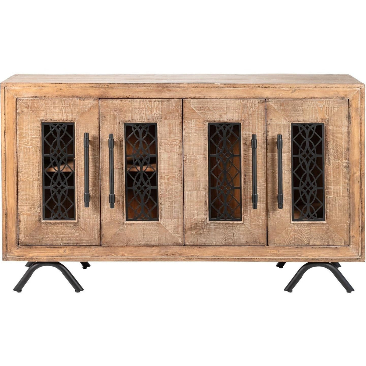 New Orleans Cabinet Antique Natural-Olde Door Company-Blue Hand Home