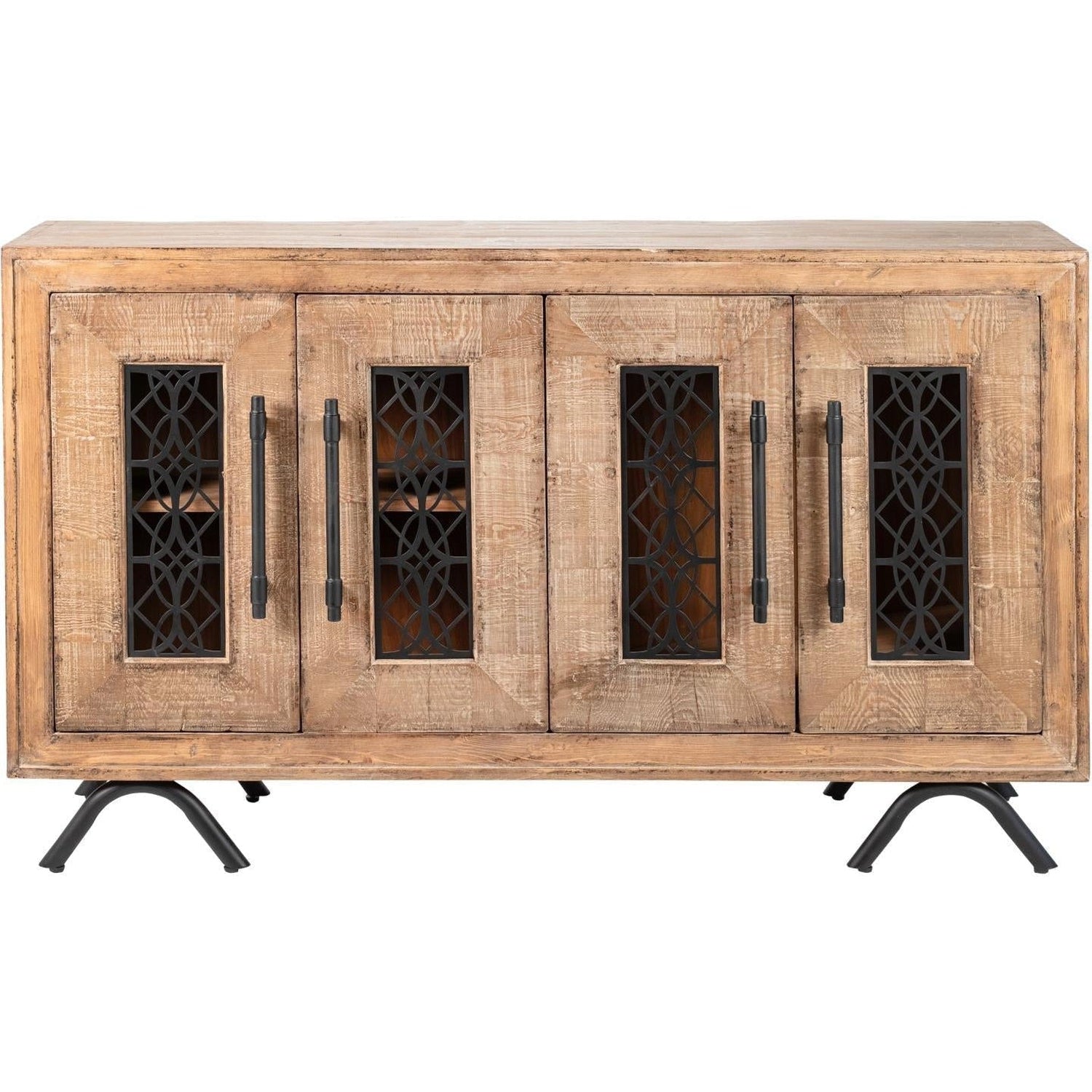 New Orleans Cabinet Antique Natural-Olde Door Company-Blue Hand Home