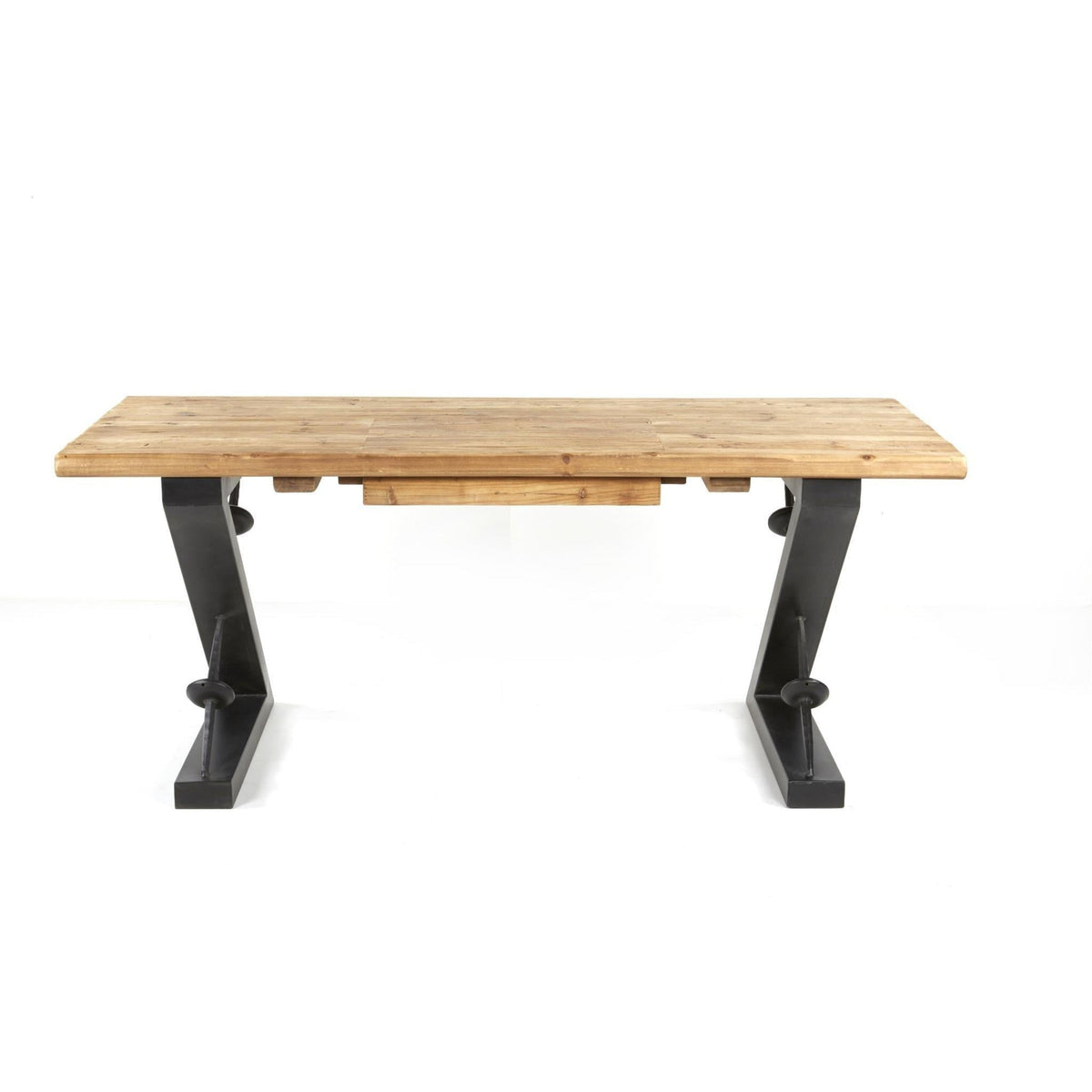 Zoey Desk Natural / Iron-Olde Door Company-Blue Hand Home
