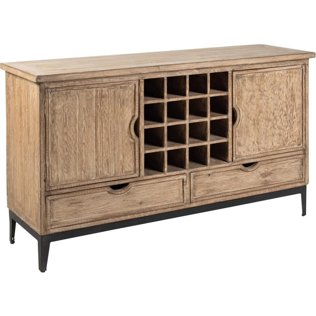 Napa Cabinet Antique Natural White-Olde Door Company-Blue Hand Home