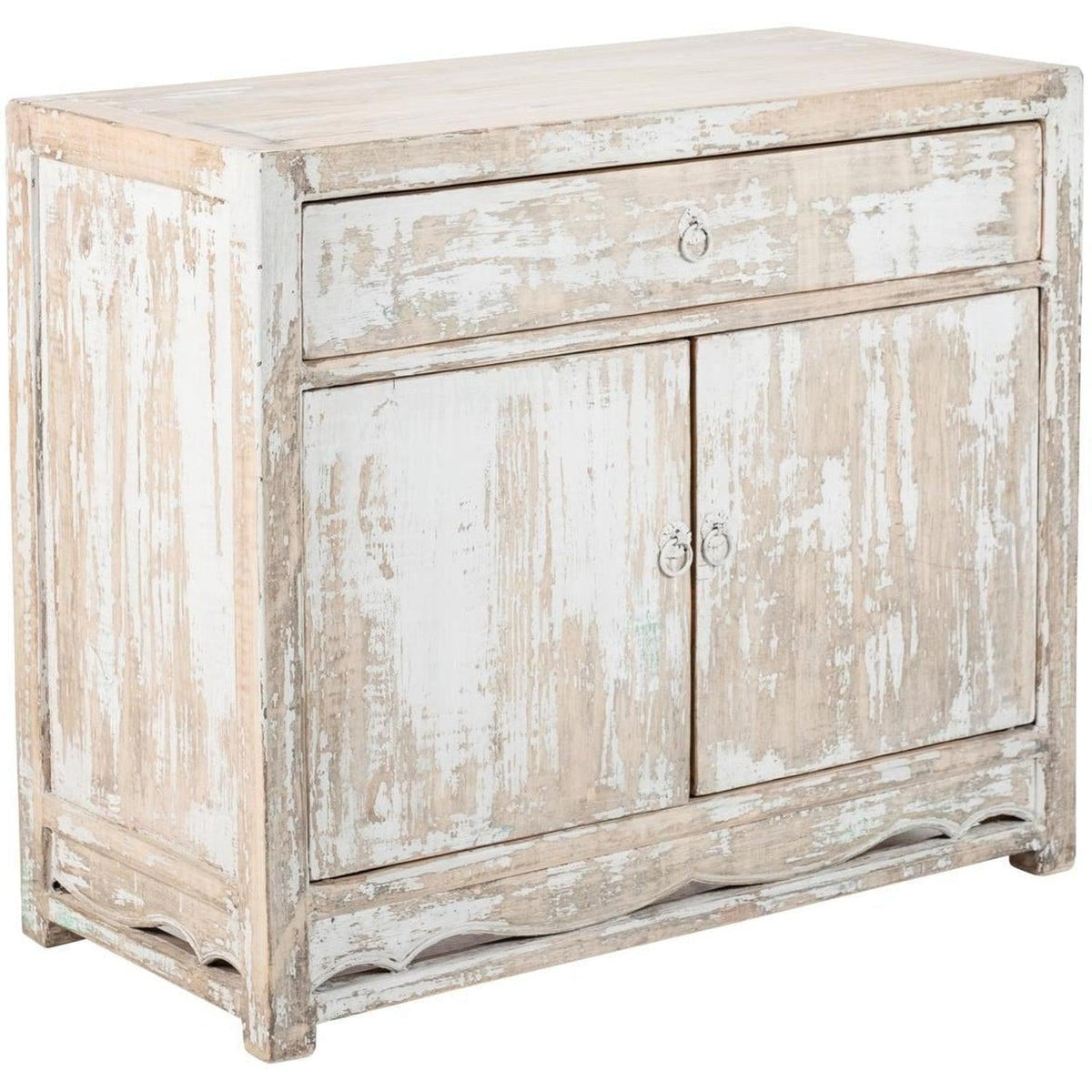 Evelyn 2dr Buffet Antique Sky Grey-Olde Door Company-Blue Hand Home