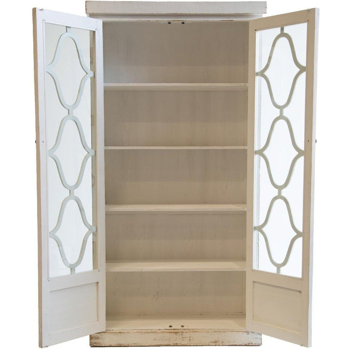Maribelle Cabinet Antique White-Olde Door Company-Blue Hand Home