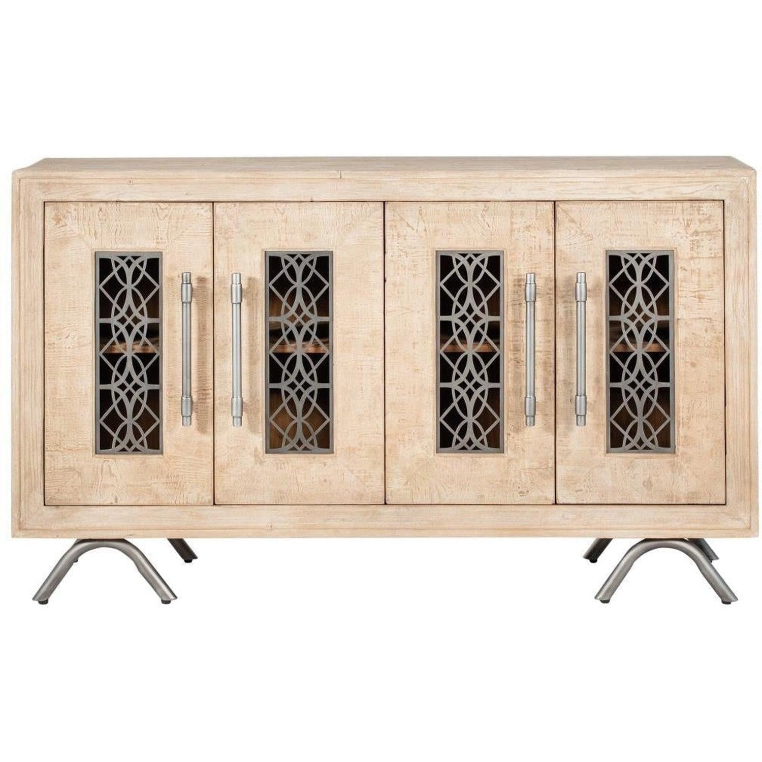 New Orleans Cabinet White Washed-Olde Door Company-Blue Hand Home