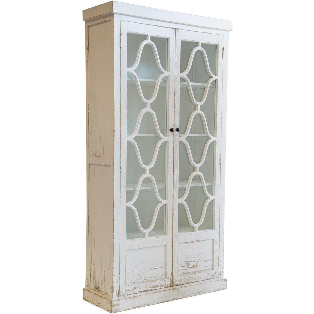 Maribelle Cabinet Antique White-Olde Door Company-Blue Hand Home