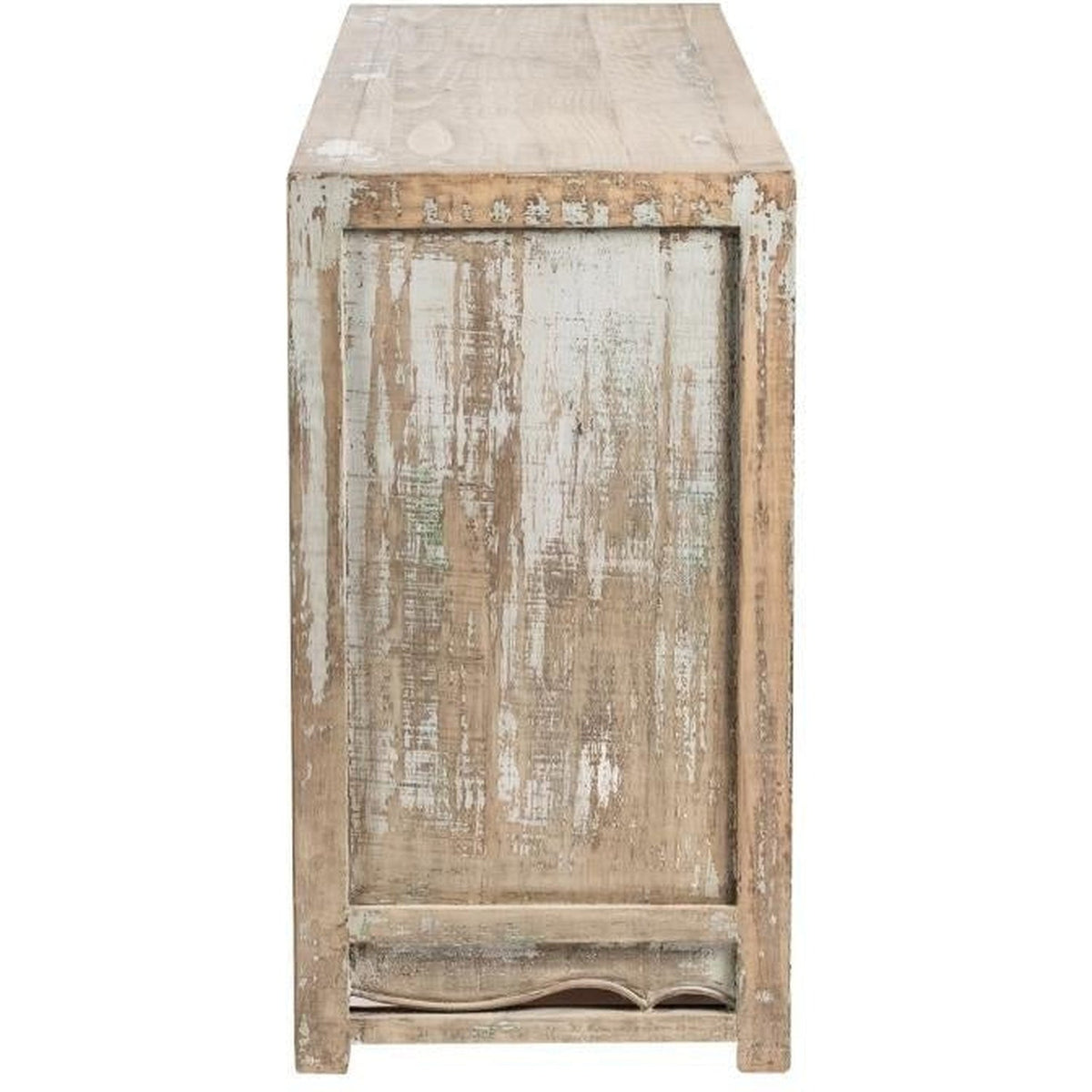 Evelyn 4dr Buffet Antique Sky Grey-Olde Door Company-Blue Hand Home