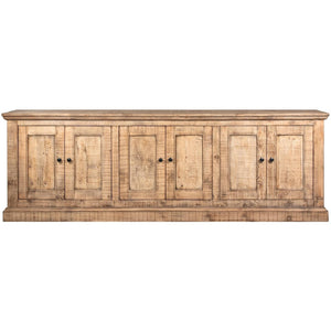 Mimi Long 6 Door Cabinet Natural-Olde Door Company-Blue Hand Home