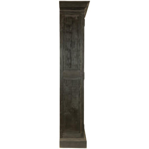 Ebony Library Cabinet Black-Olde Door Company-Blue Hand Home