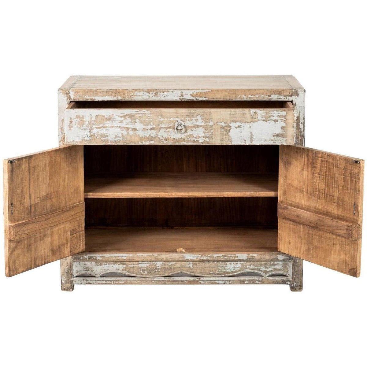 Evelyn 2dr Buffet Antique Sky Grey-Olde Door Company-Blue Hand Home