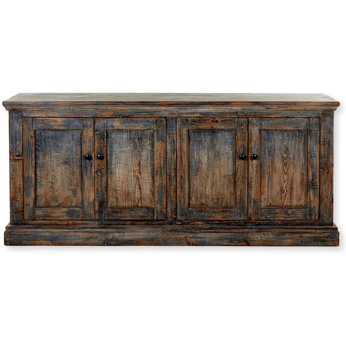 Mimi 4 Door Cabinet Antique Blue-Olde Door Company-Blue Hand Home