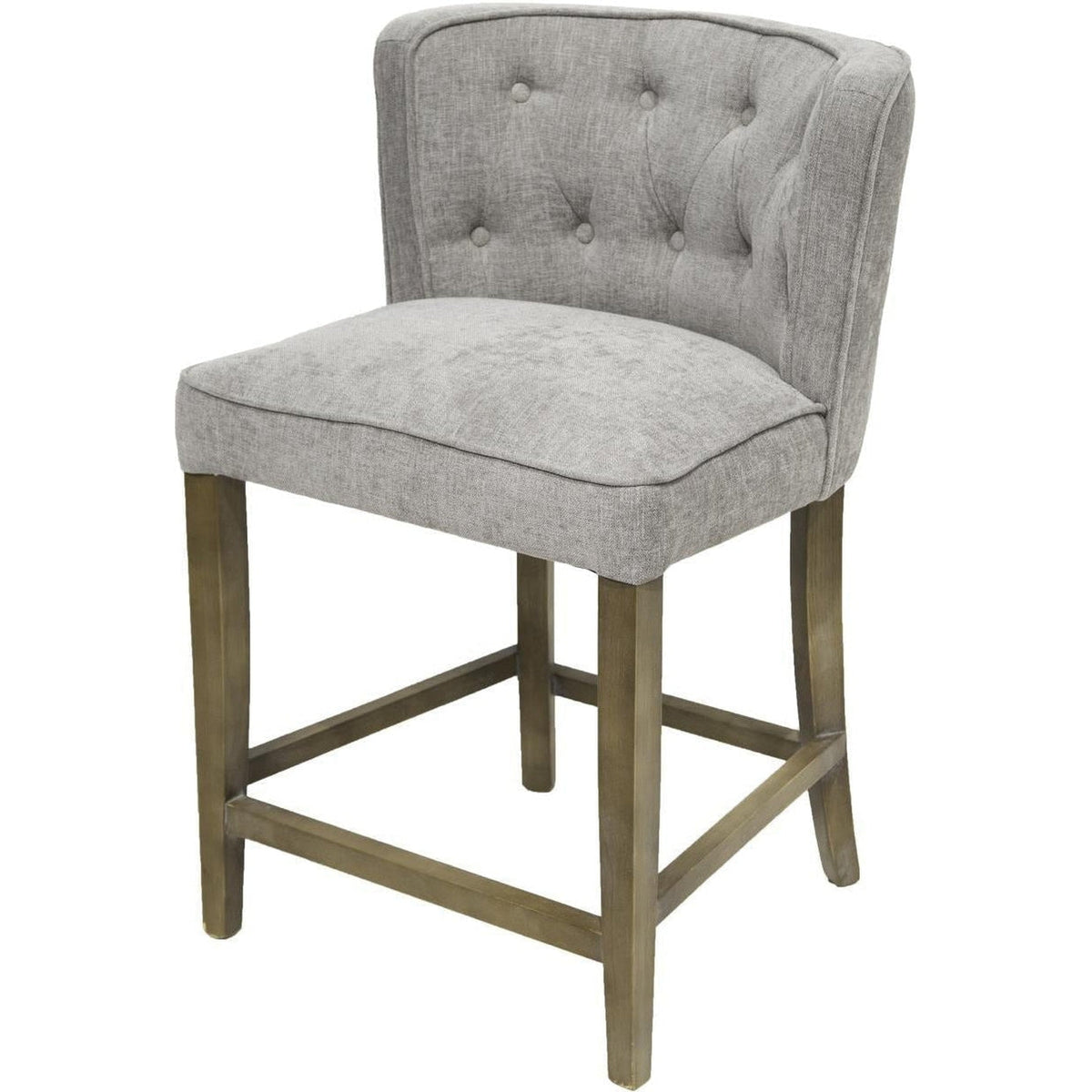 Charlie Counter Stool Grey Wash / Anew Grey-Olde Door Company-Blue Hand Home
