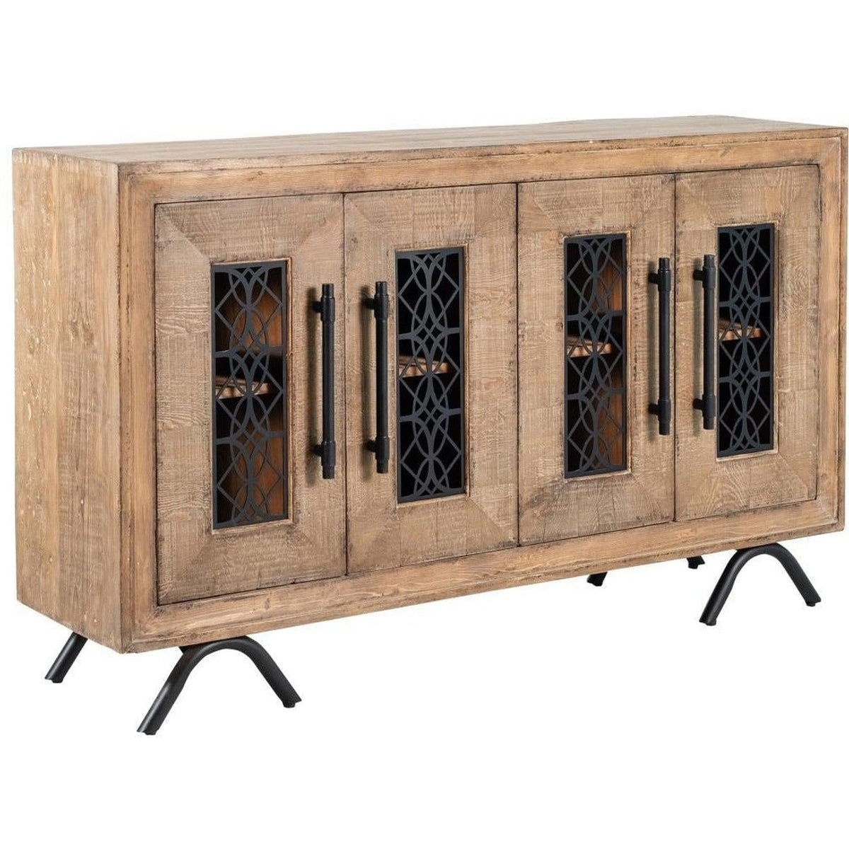 New Orleans Cabinet Antique Natural-Olde Door Company-Blue Hand Home