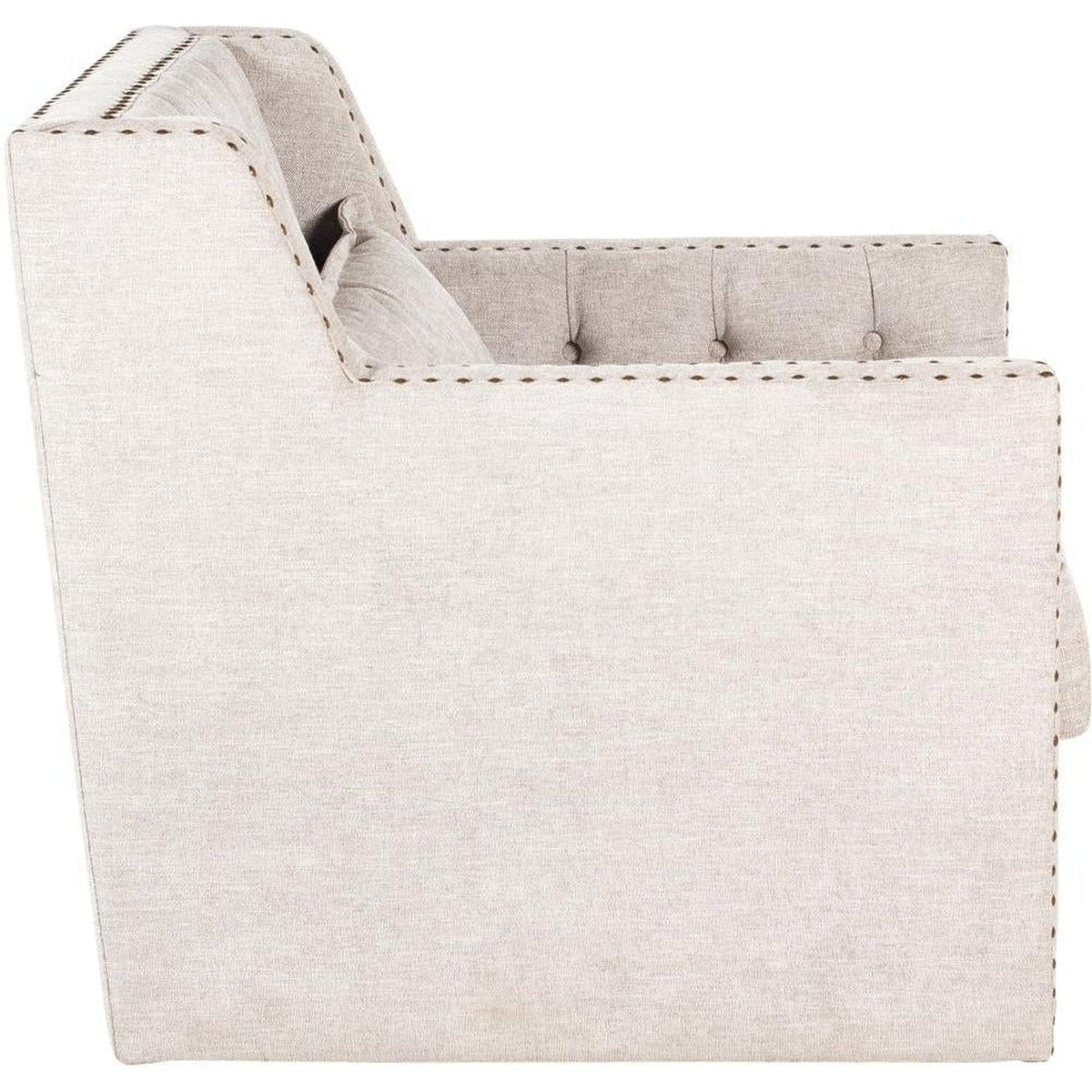Valerie Swivel Chair Anew Grey-Olde Door Company-Blue Hand Home