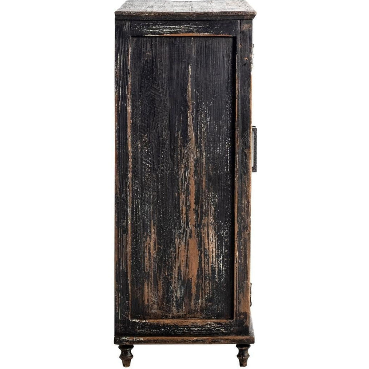 Jasmine Cabinet Antique Black &amp; Ivory-Olde Door Company-Blue Hand Home