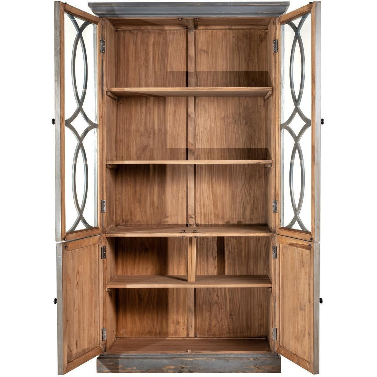 Tiana Tall Cabinet Antique Peppercorn-Olde Door Company-Blue Hand Home