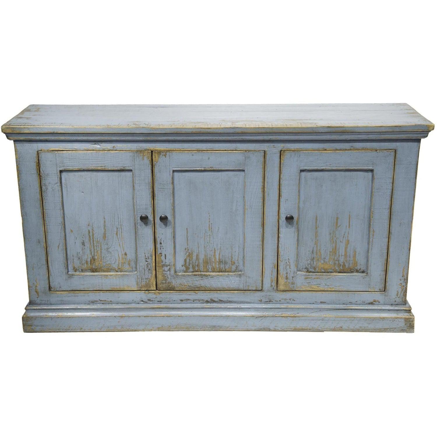 Mimi 3 Door Cabinet Antique Refuge-Olde Door Company-Blue Hand Home