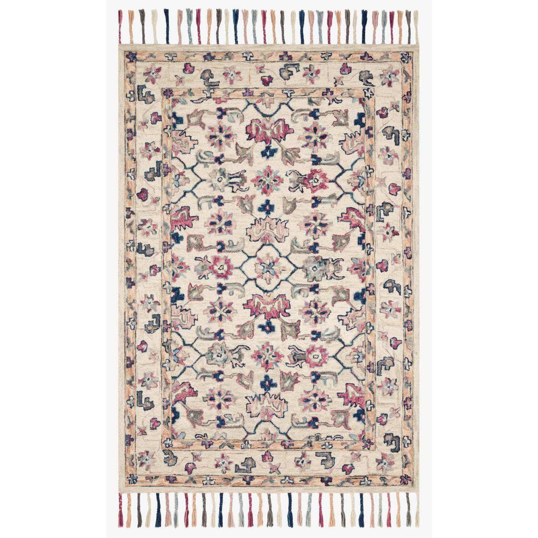 Elka Rugs by Loloi - ELK-02 - Ivory / Multi-Loloi Rugs-Blue Hand Home