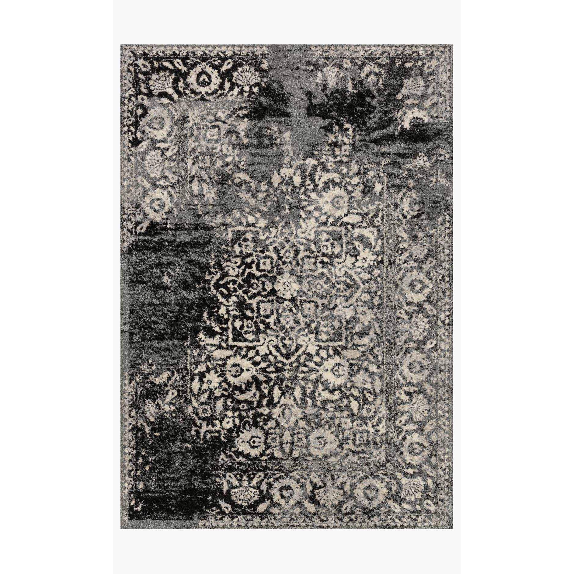 Emory Rugs by Loloi - EB-01 - Black / Ivory-Loloi Rugs-Blue Hand Home