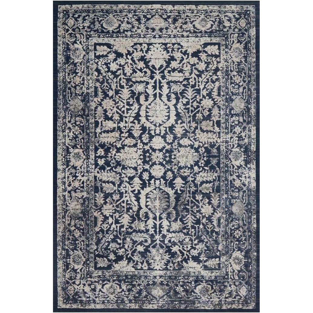 Everly Rug Magnolia Home by Joanna Gaines - INDIGO/INDIGO-Loloi Rugs-Blue Hand Home