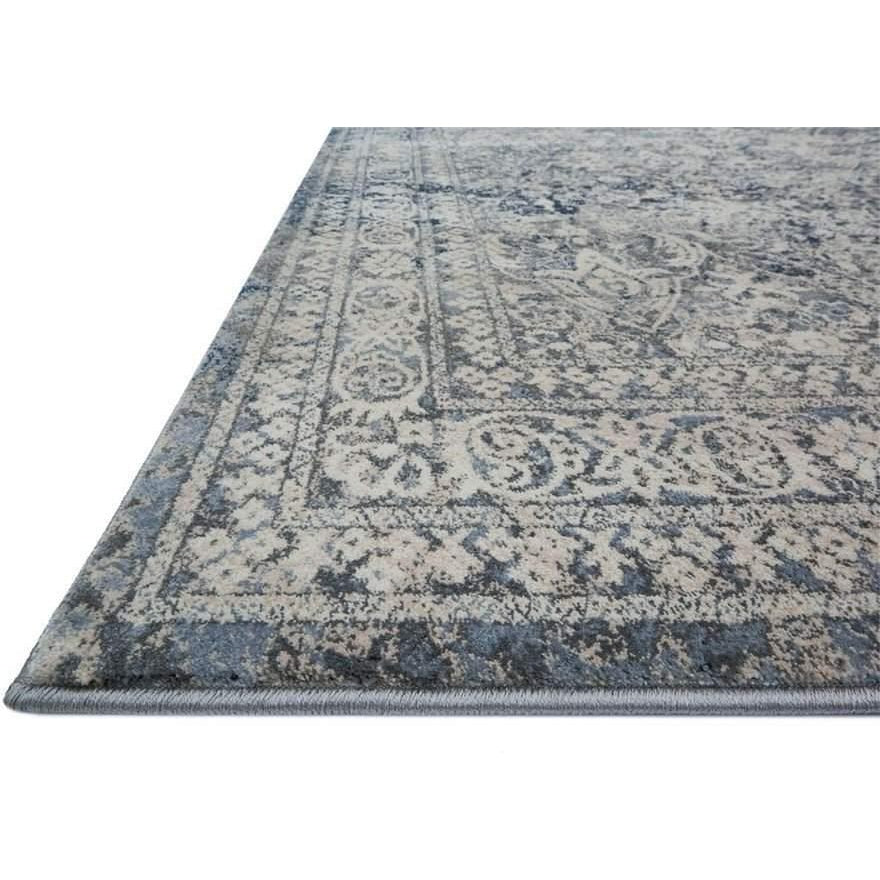 Everly Rug Magnolia Home by Joanna Gaines - SLATE/SLATE-Loloi Rugs-Blue Hand Home