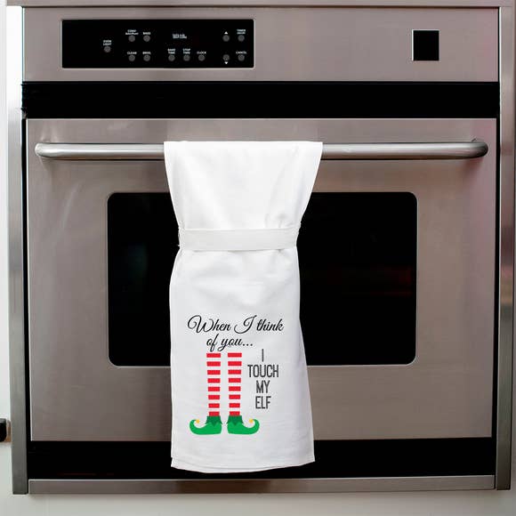 Elf Kitchen Towel-Twisted Wares-Blue Hand Home
