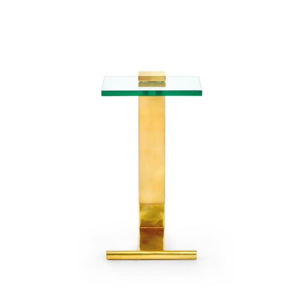 Villa & House - Elle Side Table, Gold-Bungalow 5-Blue Hand Home