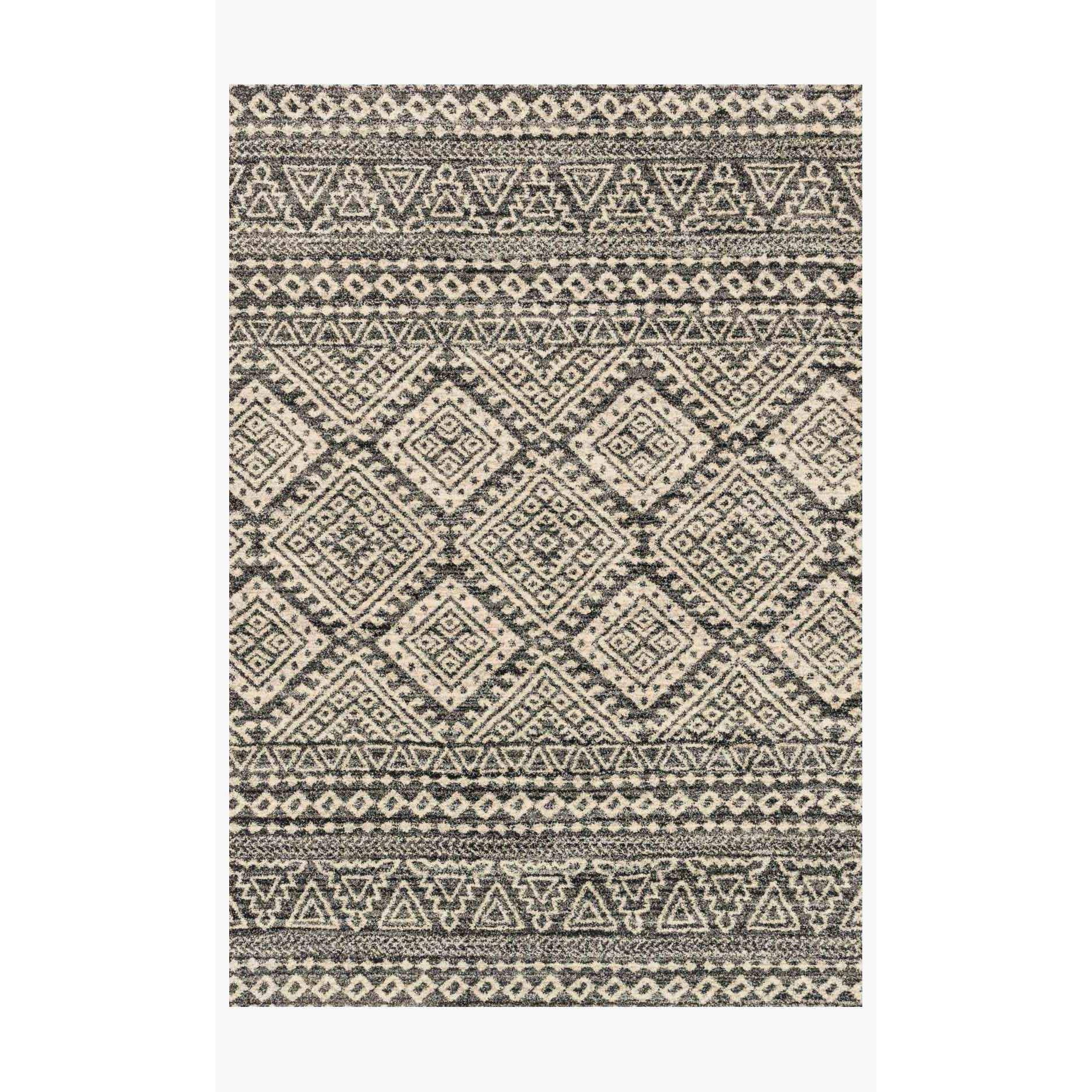 Emory Rugs by Loloi - EB-08 Graphite / Ivory-Loloi Rugs-Blue Hand Home