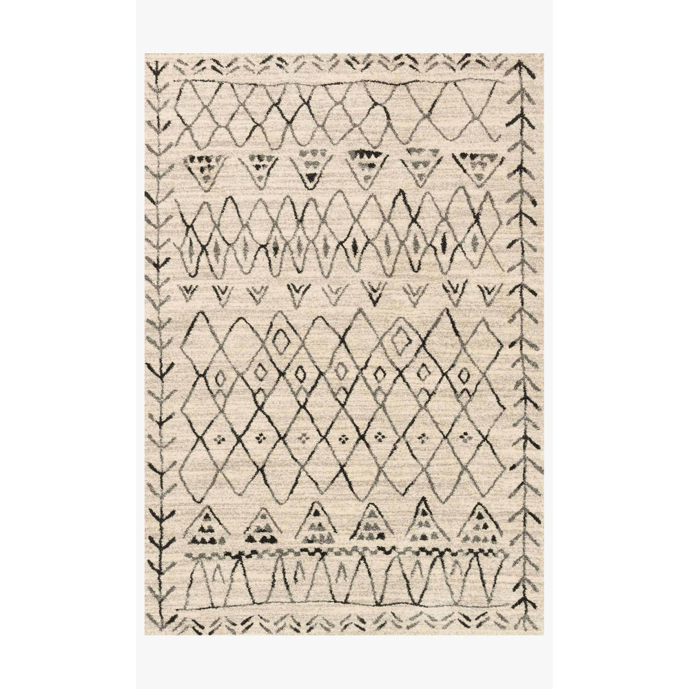 Emory Rugs by Loloi - EB-09 Heather Gray / Black-Loloi Rugs-Blue Hand Home