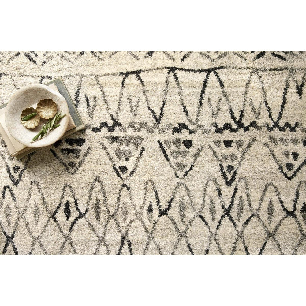 Emory Rugs by Loloi - EB-09 Heather Gray / Black-Loloi Rugs-Blue Hand Home