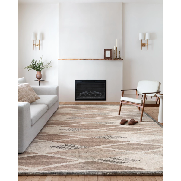 Evelina Rugs by Loloi - EVE-04 Taupe / Bark-Loloi Rugs-Blue Hand Home