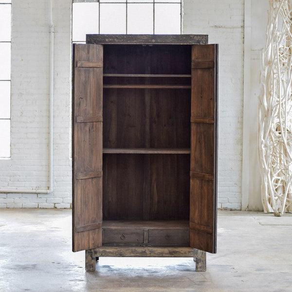 Large Reedition Armoire-Organic Restoration-Blue Hand Home