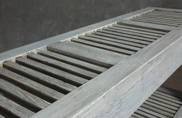 Reclaimed Elm Console-Organic Restoration-Blue Hand Home
