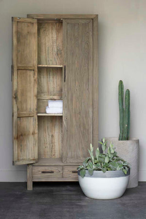 Reclaimed Elm Cabinet-Organic Restoration-Blue Hand Home