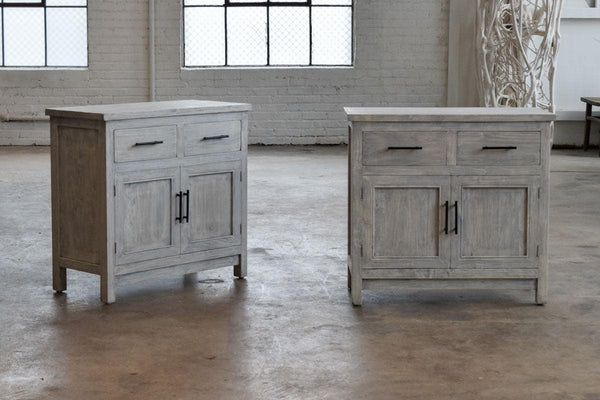 Bedside Cabinet In Reclaimed Wood-Organic Restoration-Blue Hand Home
