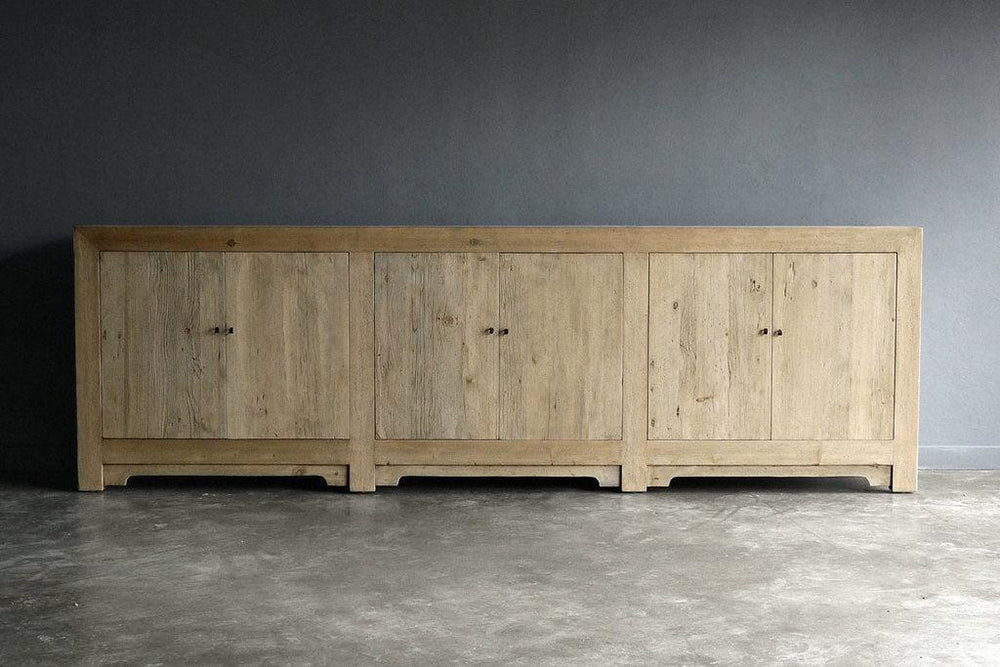Gansu Buffet In Salvaged Pine-Organic Restoration-Blue Hand Home