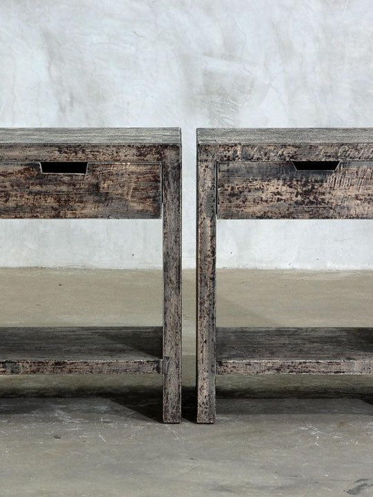 Reclaimed Elm Bedside Cabinet