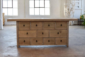 Reedition Gansu Buffet-Organic Restoration-Blue Hand Home