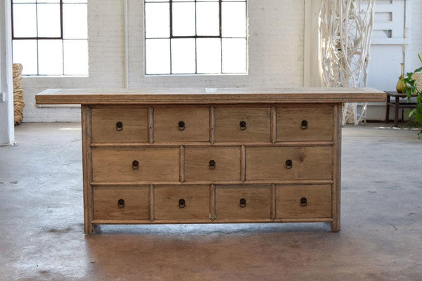 Reedition Gansu Buffet-Organic Restoration-Blue Hand Home