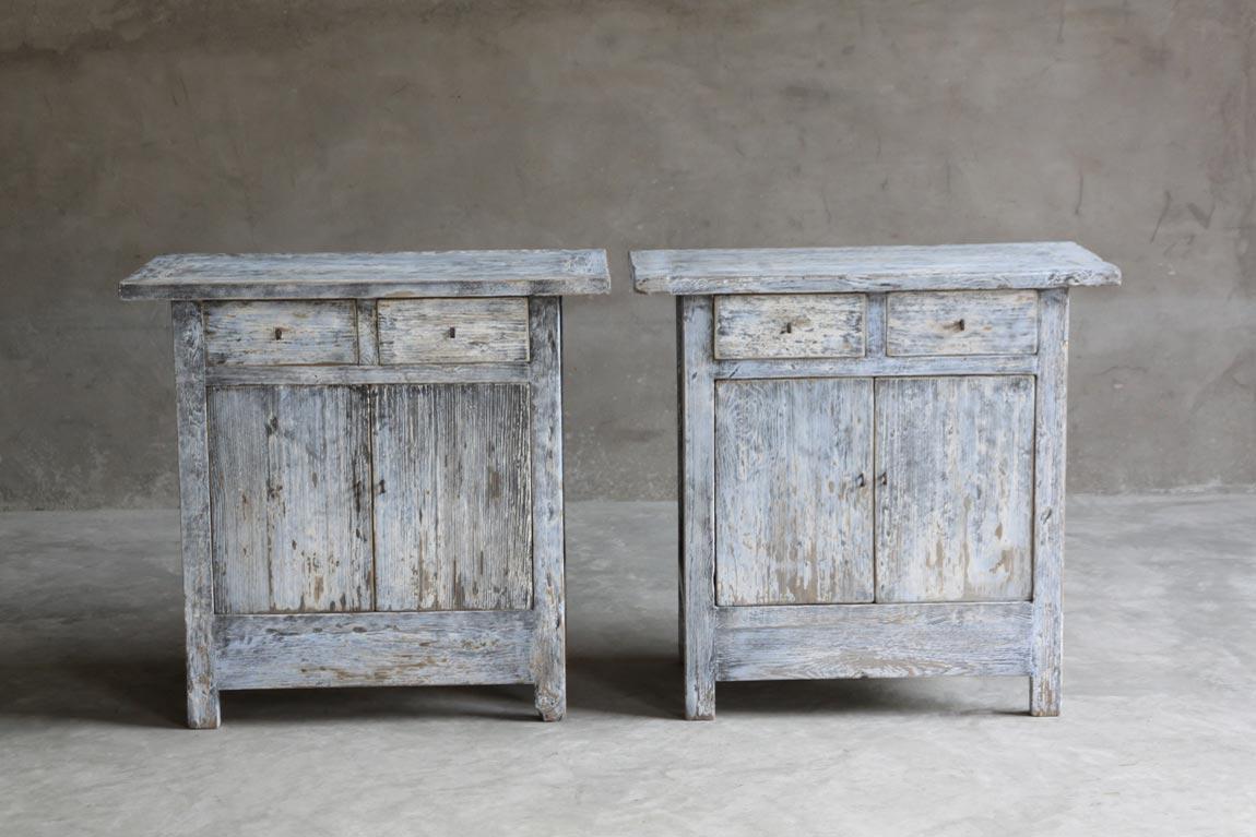 Reedition Reclaimed Wood Cabinet-Organic Restoration-Blue Hand Home