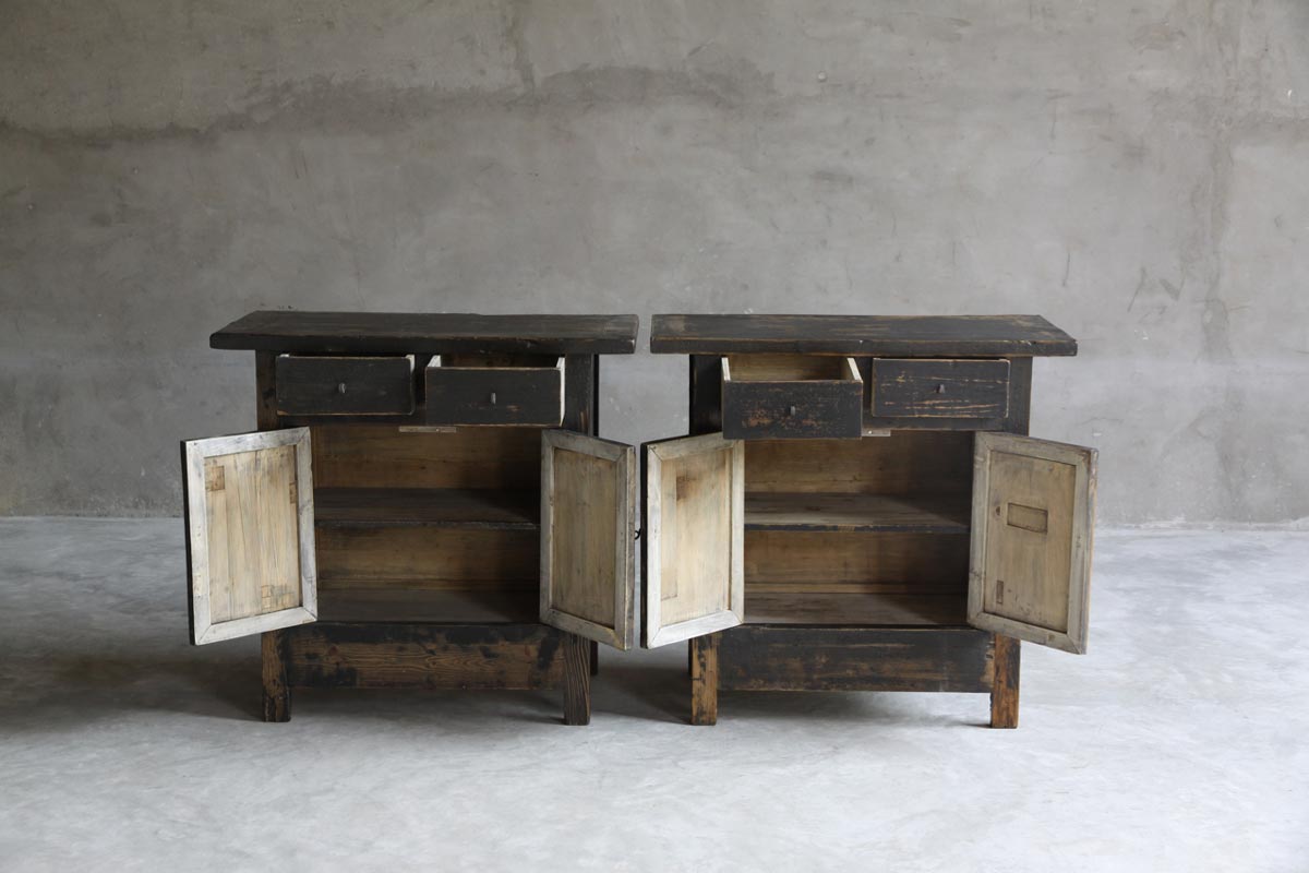 Reedition Reclaimed Wood Cabinet-Organic Restoration-Blue Hand Home