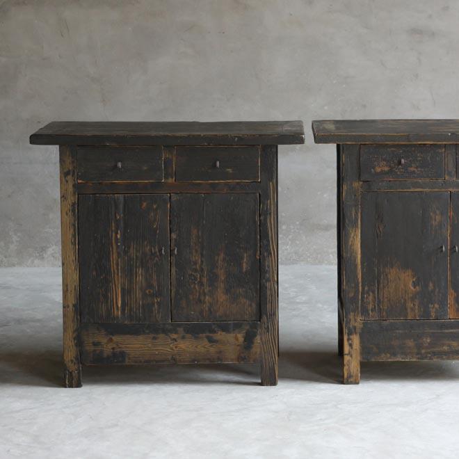Reedition Reclaimed Wood Cabinet-Organic Restoration-Blue Hand Home