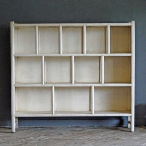 Reedition Elm Shelves In White-Organic Restoration-Blue Hand Home