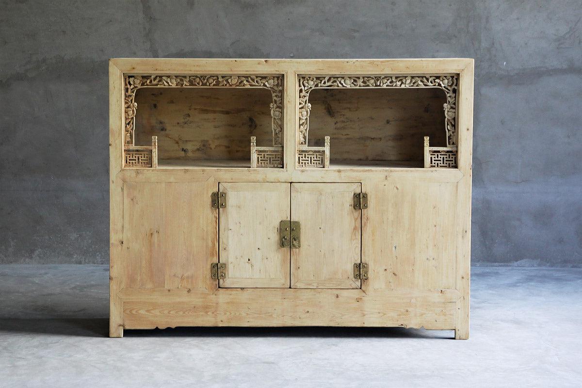 Antique Qinghai Cabinet-Organic Restoration-Blue Hand Home