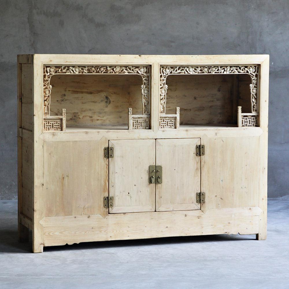 Antique Qinghai Cabinet-Organic Restoration-Blue Hand Home