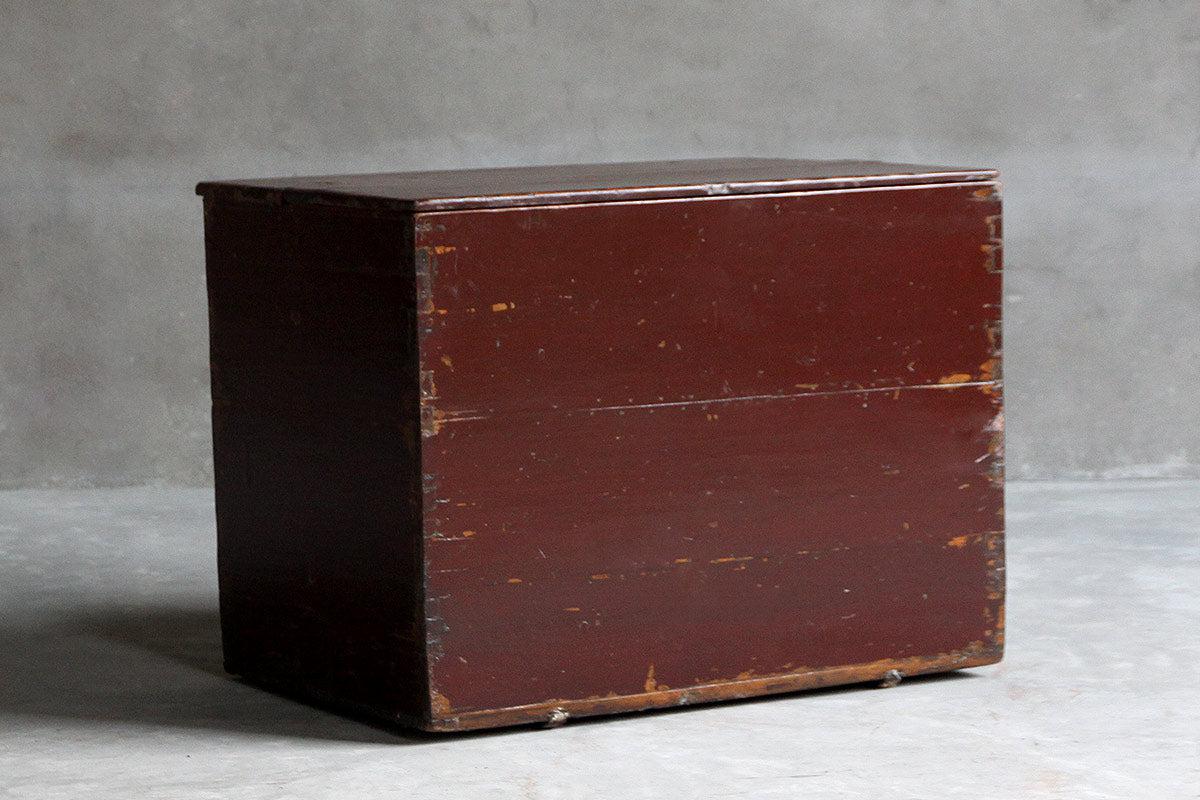 Antique Trunk-Organic Restoration-Blue Hand Home